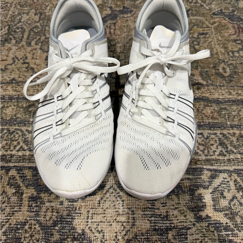 Nike White and Gray Sneakers